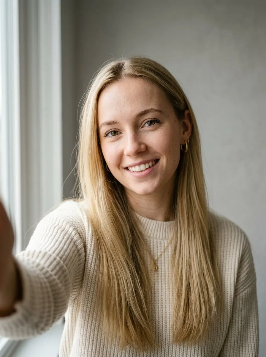 Inconsistent AI character — looks like a different person