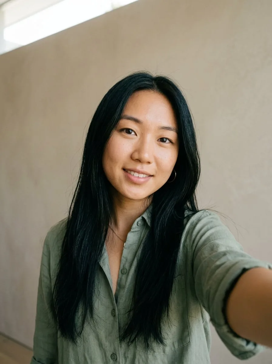 Inconsistent AI character — looks like a different person