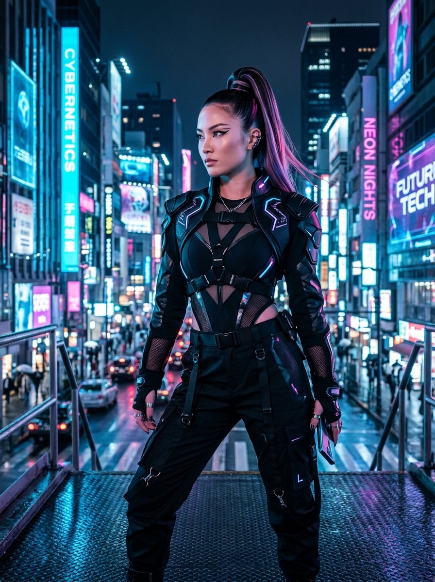 Nova — Cyber Baddie AI influencer character